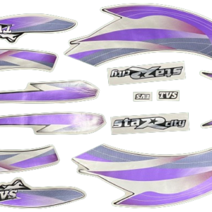 ULTRA FULL BIKE STICKER KIT FOR STAR CITY new model BLACK PURPLE