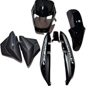 Ultra Full Fiber Body Kit For PLATINA 125 NM BLACK GREEN