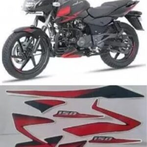 ULTRA FULL BIKE STICKER KIT FOR PULSAR 150 UG6 BLACK RED