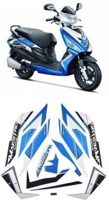 ULTRA FULL BIKE STICKER KIT FOR Maestro Edge Shoot. Night Star