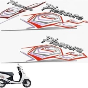 ULTRA FULL BIKE STICKER KIT FOR PLEASURE TYPE7 DUAL COLOR WHITE