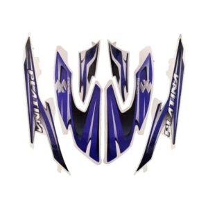 ULTRA FULL BIKE STICKER KIT FOR PLATINA 100 old model BLACK PURPLE