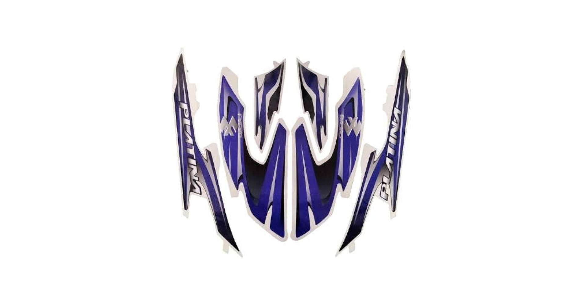 ULTRA FULL BIKE STICKER KIT FOR PLATINA 100 old model BLACK PURPLE