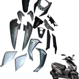 Ultra Full Fiber Body Kit For Ntorq 125cc Metallic Grey
