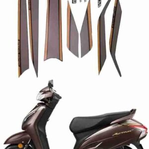 ULTRA FULL BIKE STICKER KIT FOR Activa 4g Majestic Brown