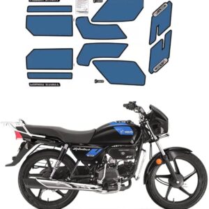 ULTRA FULL BIKE STICKER KIT FOR SPlendor led xtech Black blue