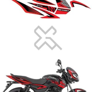 ULTRA FULL BIKE STICKER KIT FOR PULSAR 150 old model RED GOLDEN