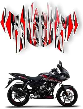 ULTRA FULL BIKE STICKER KIT FOR PULSAR 220 UG6 BLACK GRaphics