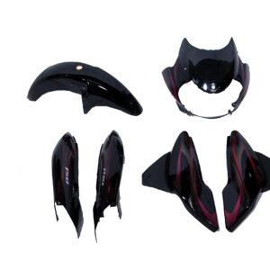 Ultra Full Fiber Body Kit For DISCOVER 150 H1 MCM BLACK GOLDEN