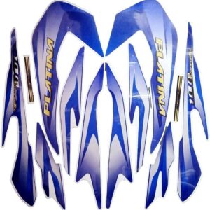 ULTRA FULL BIKE STICKER KIT FOR PLATINA 100 new model BLUE