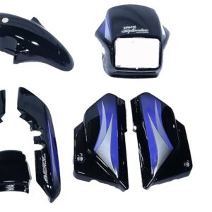 Ultra Full Fiber Body Kit For SPLENDOR PRO BLACK BLUE