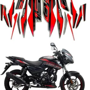 ULTRA FULL BIKE STICKER KIT FOR Pulsar 150 bs6 2021 black orange