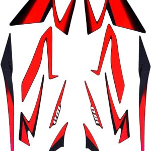 ULTRA FULL BIKE STICKER KIT FOR PULSAR 180 UG8 RED GRaphics