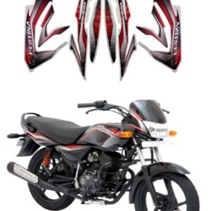 ULTRA FULL BIKE STICKER KIT FOR PLATINA 125 DTSI old model BLACK RED