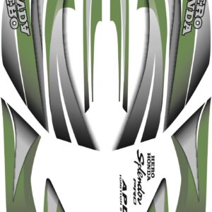 ULTRA FULL BIKE STICKER KIT FOR SPLENDOR PRO GREY GREEN