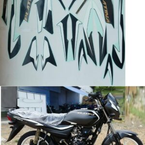 ULTRA FULL BIKE STICKER KIT FOR PLATINA 100 ES BLACK GREY
