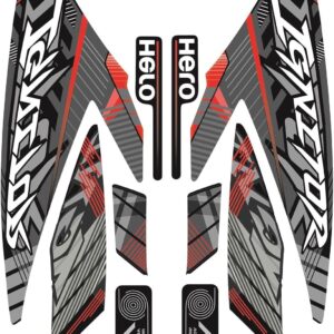 ULTRA FULL BIKE STICKER KIT FOR IGINITOR BLACK