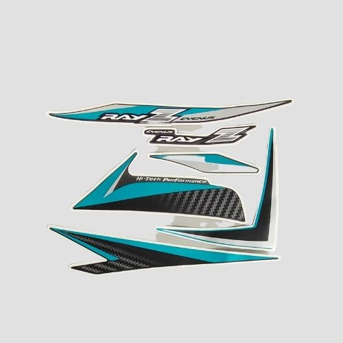 ULTRA FULL BIKE STICKER KIT FOR ray zr astral blue