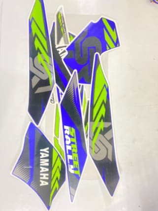 ULTRA FULL BIKE STICKER KIT FOR ray zr 2018 dark blue golden