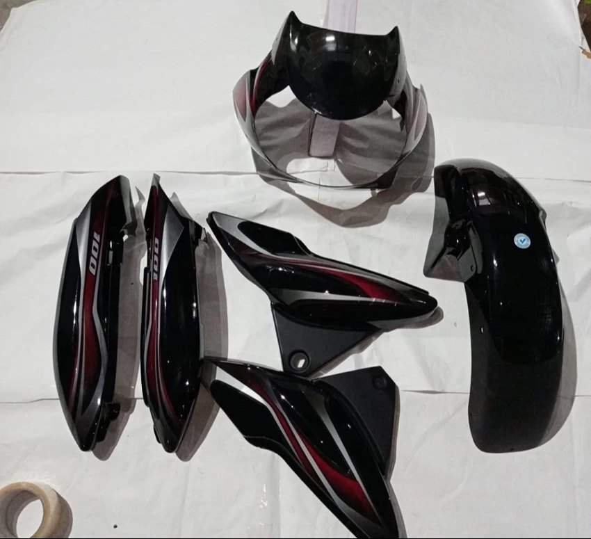 Ultra Full Fiber Body Kit For DISCOVER 100 BLACK RED