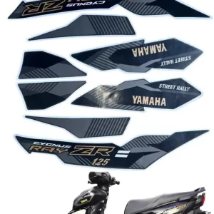 ULTRA FULL BIKE STICKER KIT FOR RAY-ZR DARK KNIGHT EDITION 2018