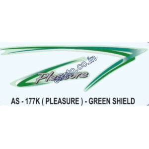 ULTRA FULL BIKE STICKER KIT FOR PLEASURE TYPE5 GREEN WHITE