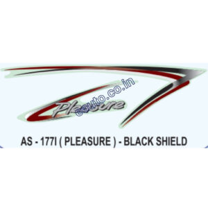 ULTRA FULL BIKE STICKER KIT FOR PLeasure plus type3 Midnight Black