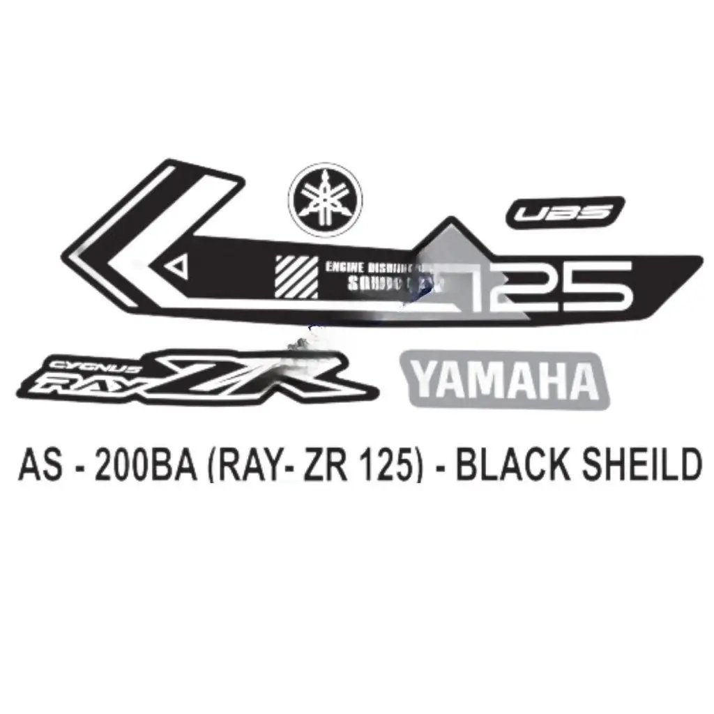 ULTRA FULL BIKE STICKER KIT FOR ray black