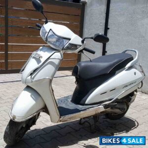 Ultra Full fiber Body Kit For ACTIVA 110 TYPE4 FANCY WHITE GREEN