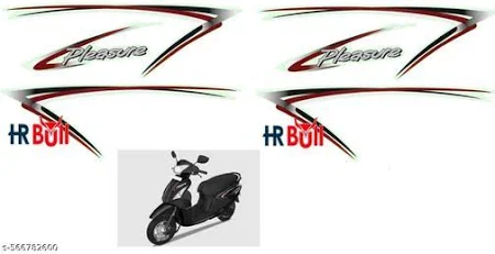 ULTRA FULL BIKE STICKER KIT FOR PLEASURE TYPE4 BLACK