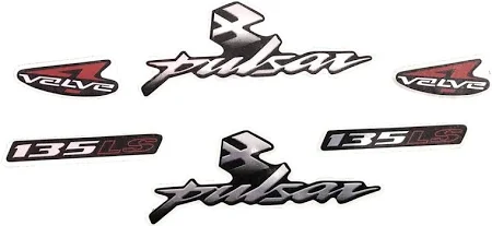 ULTRA FULL BIKE STICKER KIT FOR PULSAR 135 LS BLACK