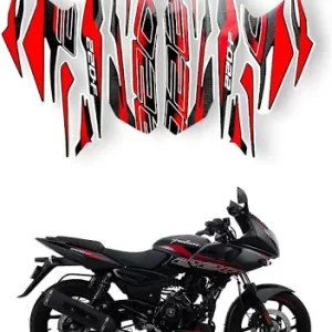 ULTRA FULL BIKE STICKER KIT FOR Pulsar 220F bs6 2021 black red