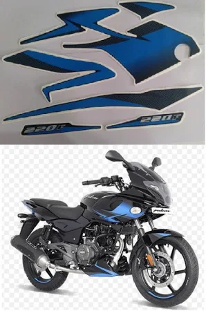 ULTRA FULL BIKE STICKER KIT FOR PULSAR 220F UG7 BLUE