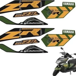 ULTRA FULL BIKE STICKER KIT FOR RAY-ZR MILITIARY GREEN
