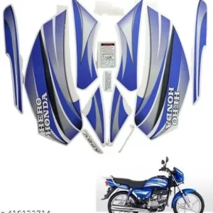 ULTRA FULL BIKE STICKER KIT FOR SPLENDOR PRO BLUE