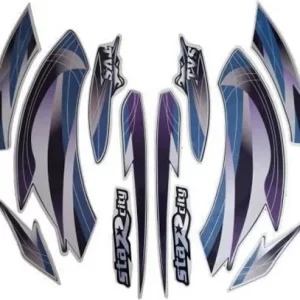 ULTRA FULL BIKE STICKER KIT FOR STAR CITY new model PURPLE