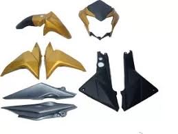 Ultra Full Fiber Body Kit For CB TWISTER yellow