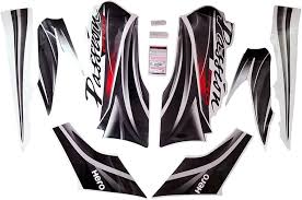 ULTRA FULL BIKE STICKER KIT FOR H. PASSION PRO TYPE4 BLACK GREY