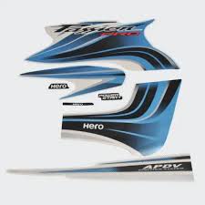 ULTRA FULL BIKE STICKER KIT FOR H. PASSION PRO TYPE2 BLACK BLUE