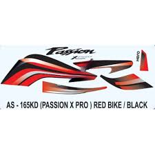 ULTRA FULL BIKE STICKER KIT FOR H. PASSION PRO TYPE4 RED