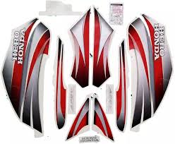 ULTRA FULL BIKE STICKER KIT FOR SPLENDOR PRO BLACK RED