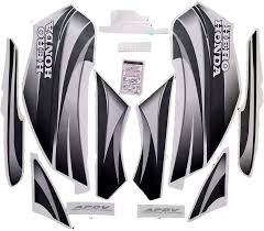 ULTRA FULL BIKE STICKER KIT FOR SPLENDOR PRO BLACK GREY