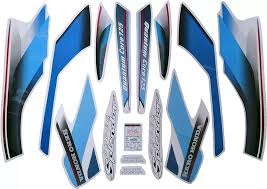 ULTRA FULL BIKE STICKER KIT FOR H. SUPER SPLENDOR TYPE4 BLUE