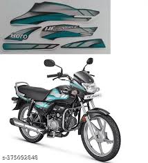 ULTRA FULL BIKE STICKER KIT FOR HF DELUXE BS6 GREY GREEN