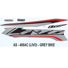 ULTRA FULL BIKE STICKER KIT FOR honda LIVO 2018 GREY