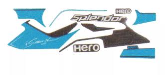 ULTRA FULL BIKE STICKER KIT FOR ISMART 110 BLACK BLUE