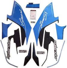 ULTRA FULL BIKE STICKER KIT FOR ISMART BLUE