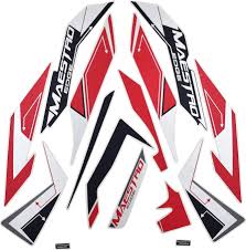 ULTRA FULL BIKE STICKER KIT FOR maestro bs6 125cc red