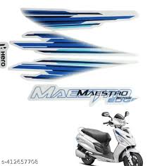 ULTRA FULL BIKE STICKER KIT FOR MAESTRO EDGE 110CC WHITE