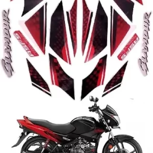 ULTRA FULL BIKE STICKER KIT FOR H. GLAMOUR TYPE6 BLACK RED
